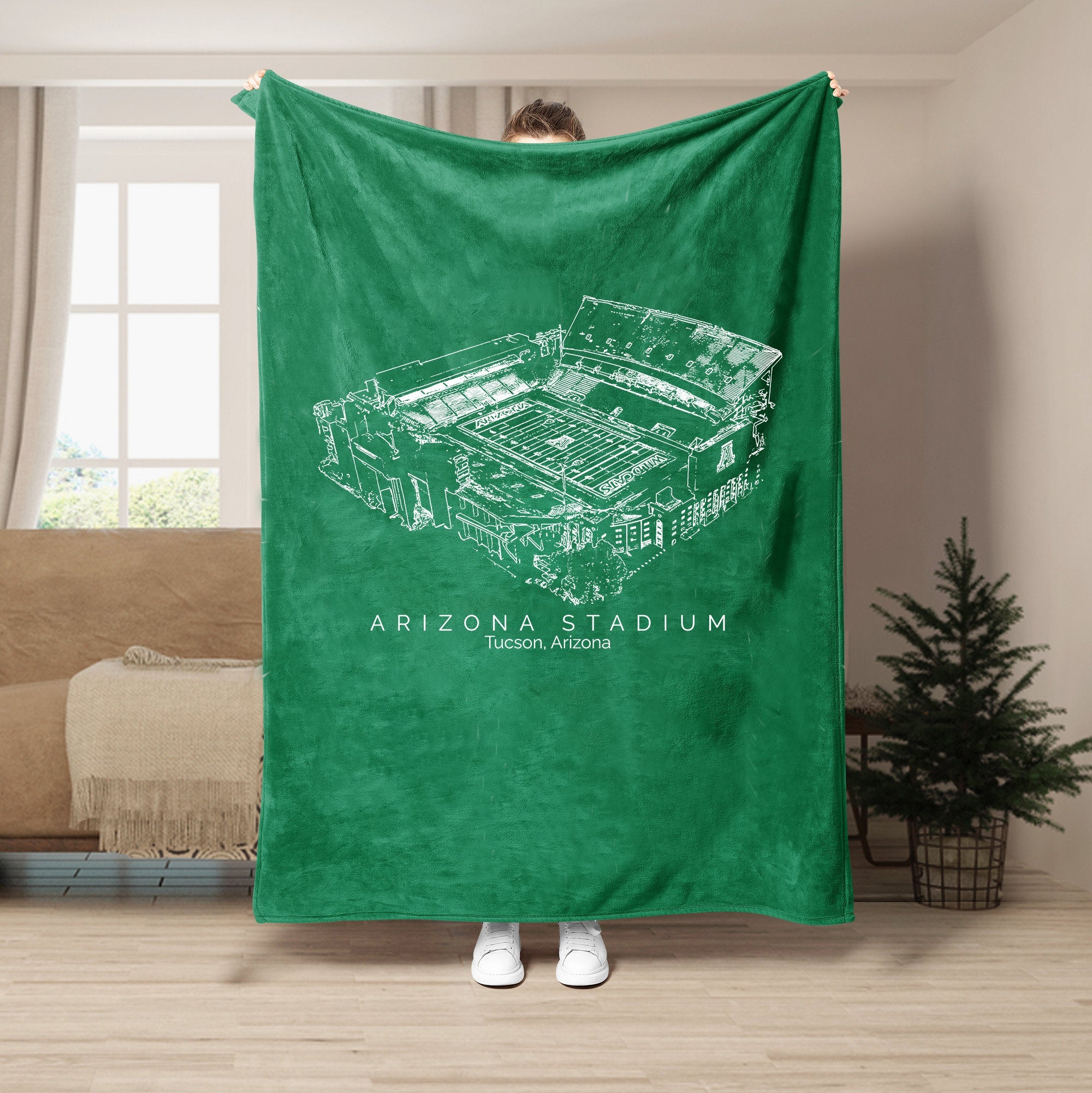 Arizona Stadium - College Football Blanket