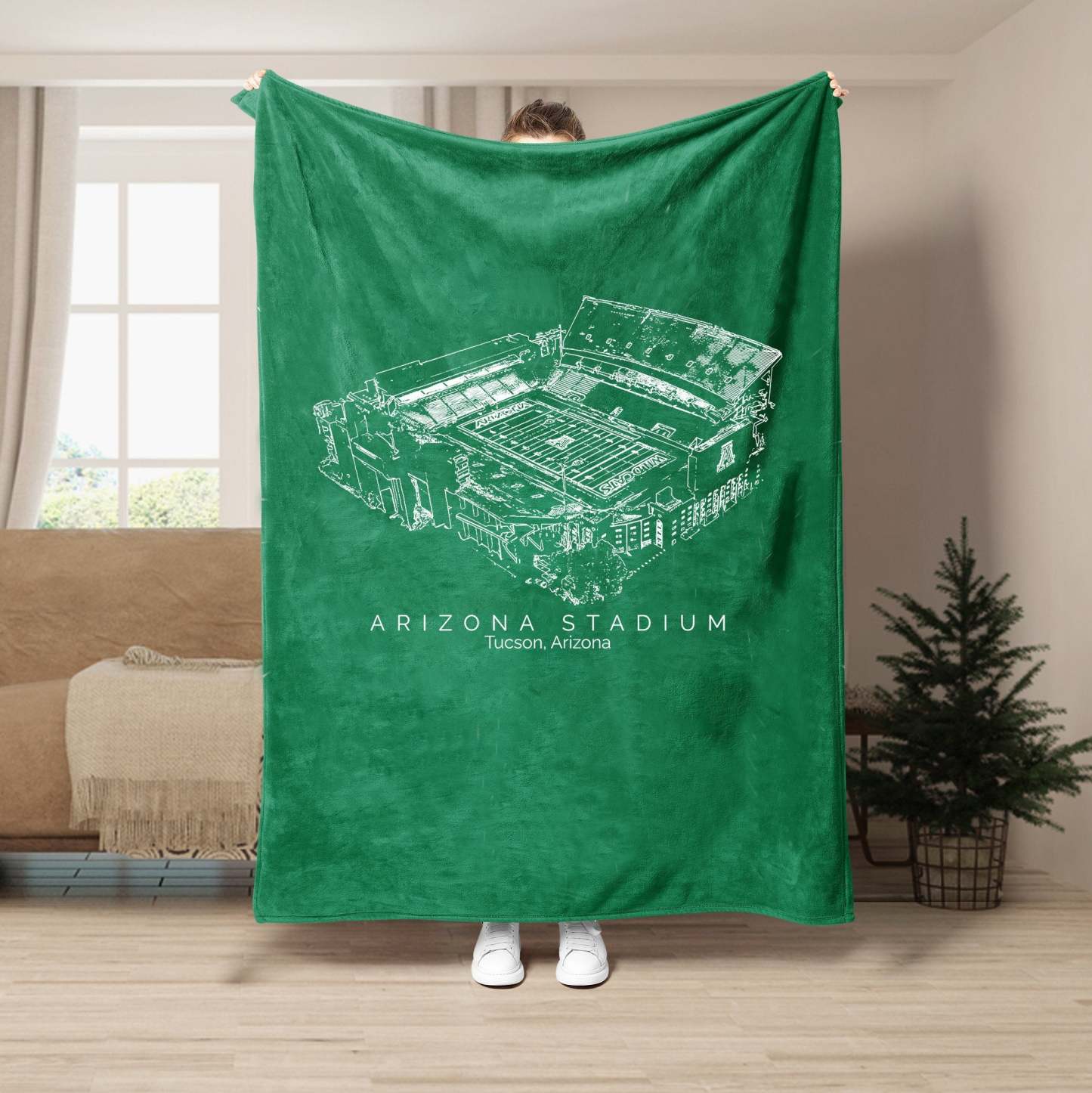Arizona Stadium - College Football Blanket