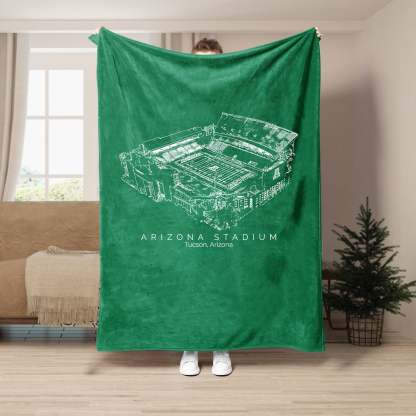 Arizona Stadium - College Football Blanket