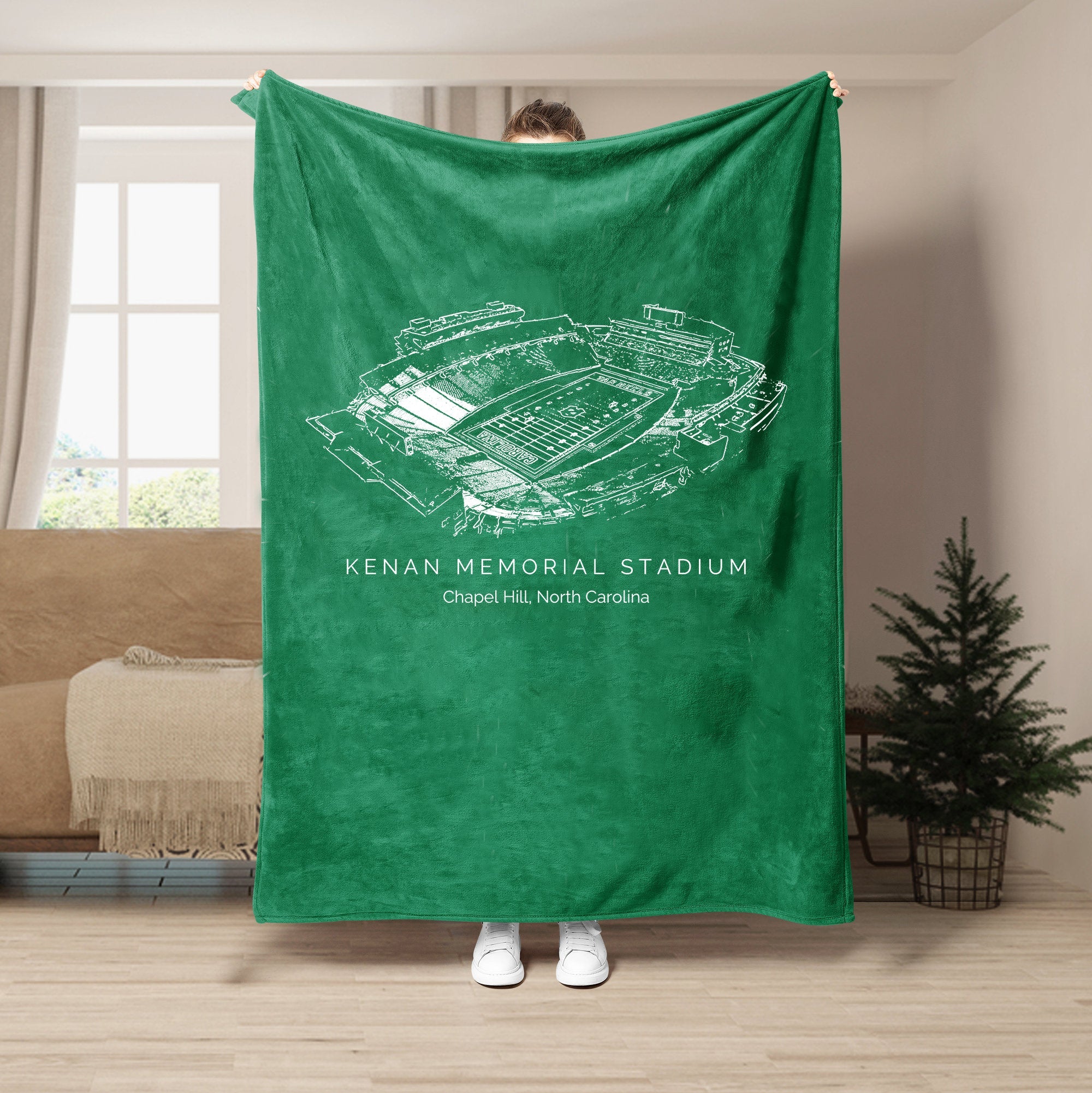 Kenan Memorial Stadium - College Football Blanket