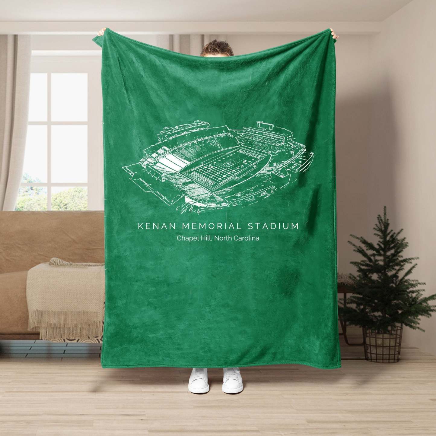 Kenan Memorial Stadium - College Football Blanket