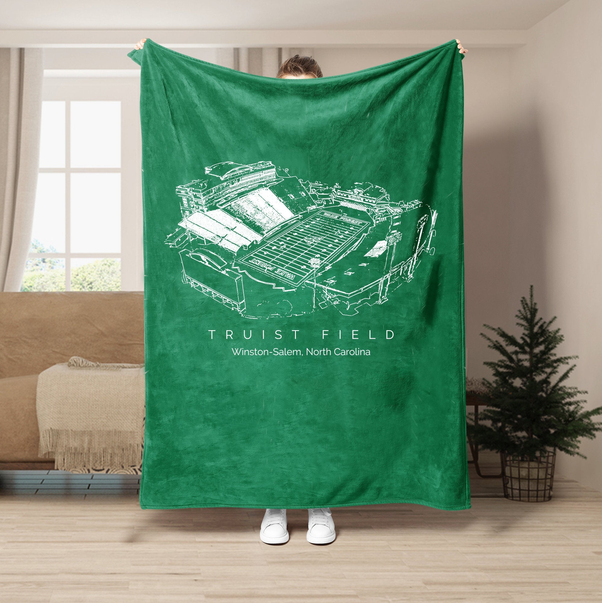 Truist Field Stadium - College Football Blanket