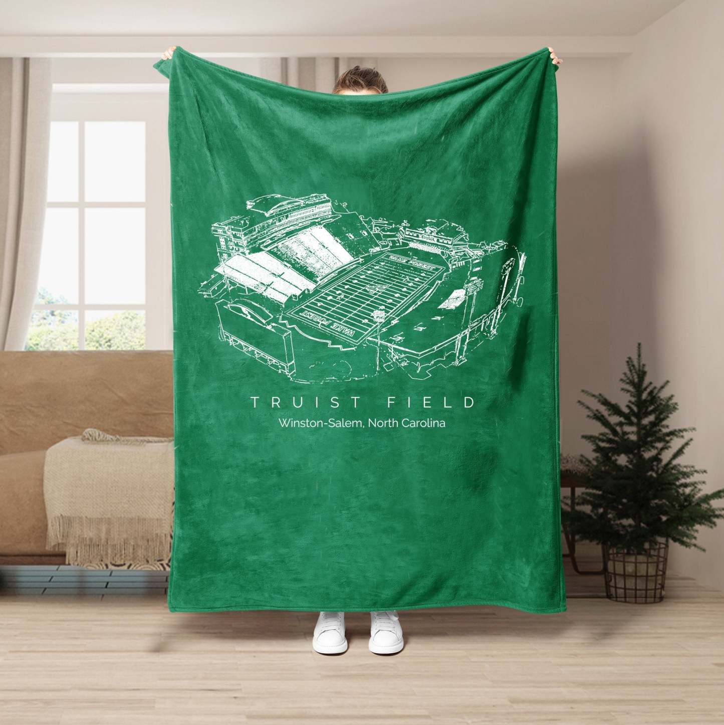 Truist Field Stadium - College Football Blanket