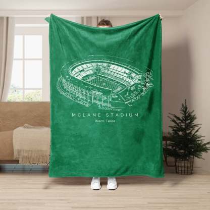 McLane Stadium- College Football Blanket