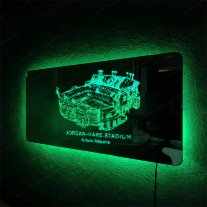 Jordan-Hare Stadium Mirror Light - Gifts for Sports Lovers