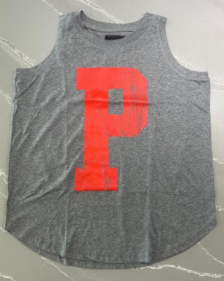 Custom #1 Fan Relaxed Tank-Black Or Gray