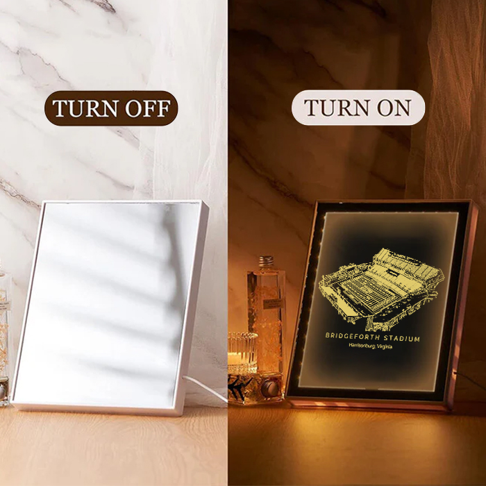 Bridgeforth Stadium Art Frame LED Mirror Light