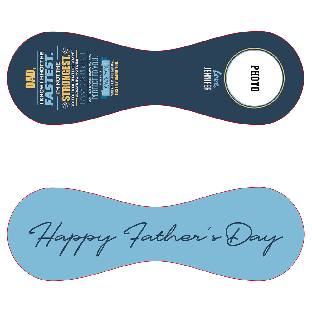 Custom Softball Fathers Day Gift - Two Tone