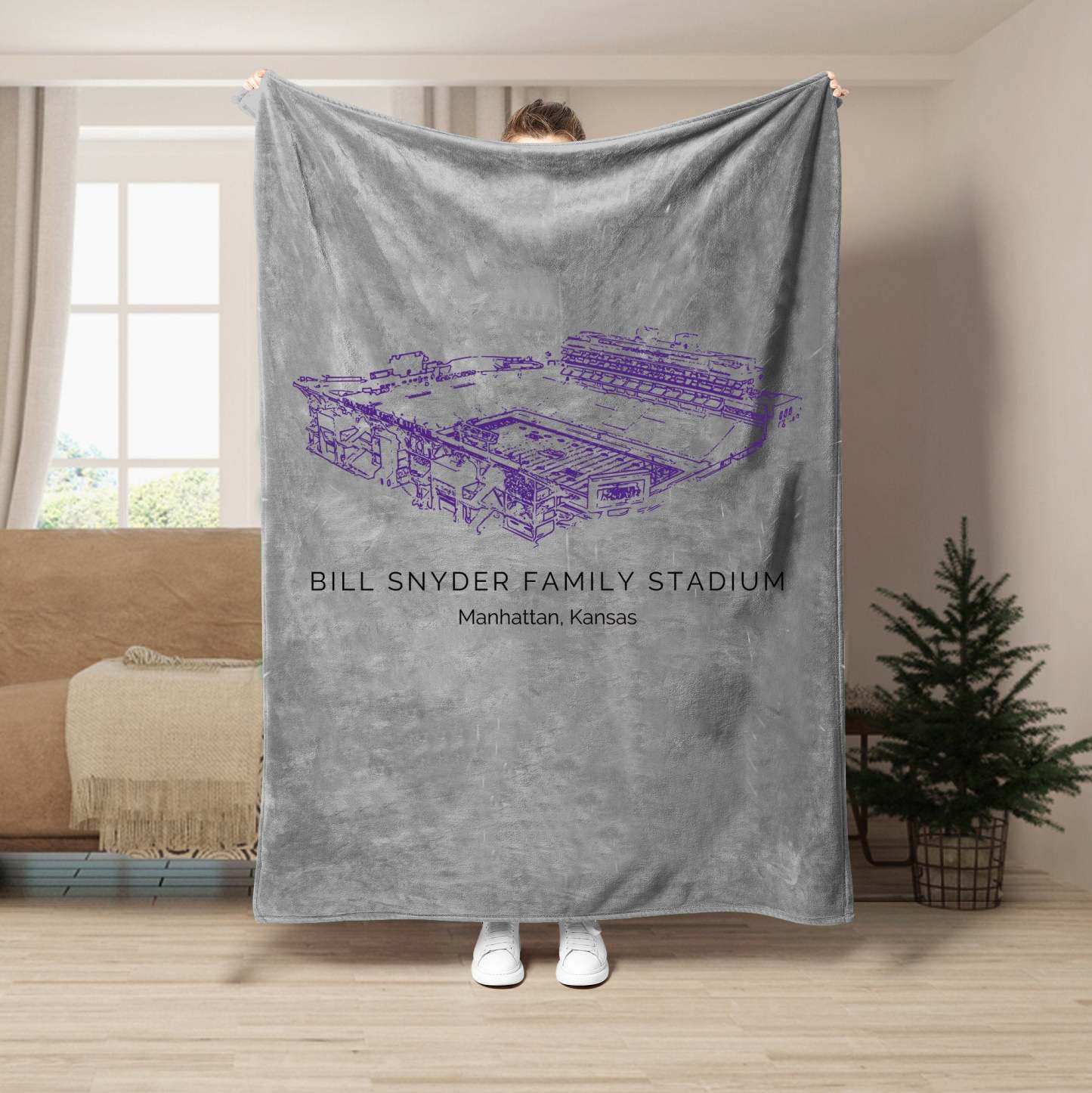 Bill Snyder Family Stadium - College Football Blanket