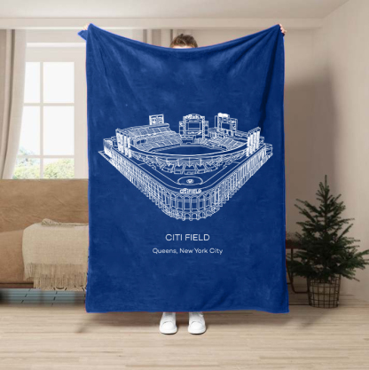 Citi Field-New York Mets Baseball Stadium Blanket