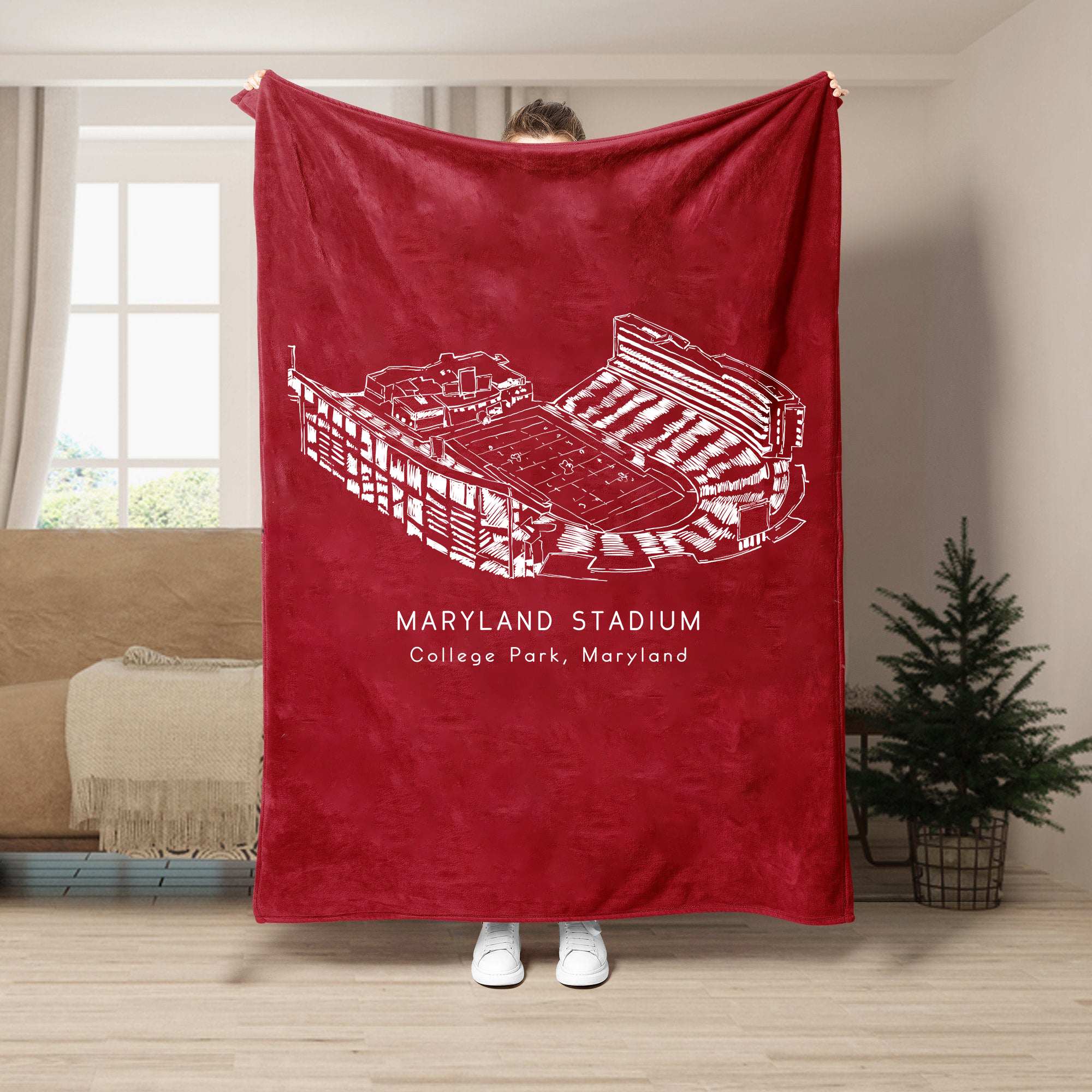 Maryland (SECU) Stadium - Maryland Terrapins football, Football Blanket