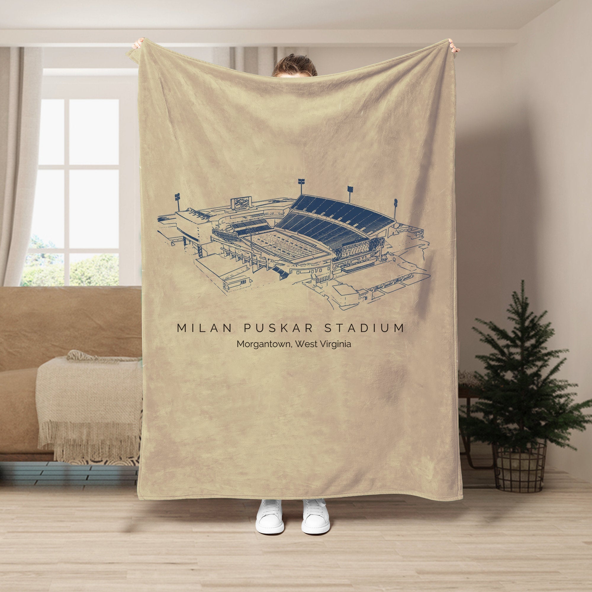 Milan Puskar Stadium - College Football Blanket