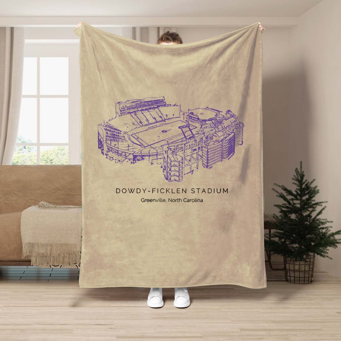 Dowdy–Ficklen Stadium - College Football Blanket