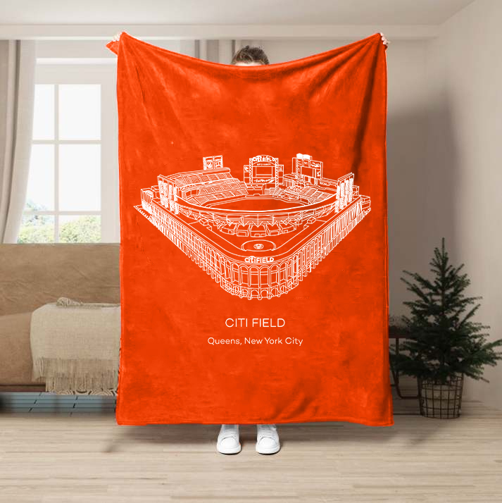 Citi Field-New York Mets Baseball Stadium Blanket