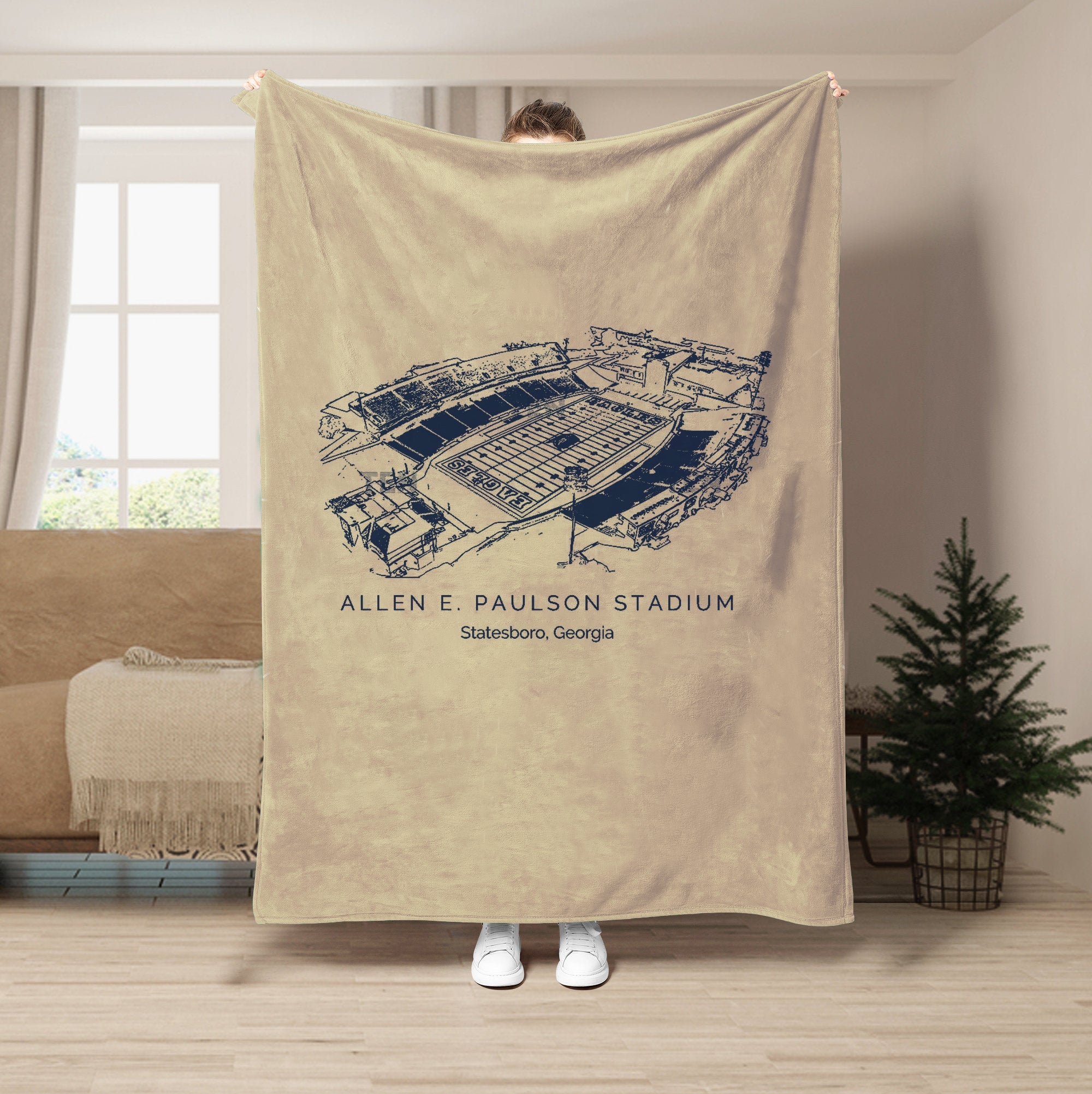 Allen E. Paulson Stadium - College Football Blanket