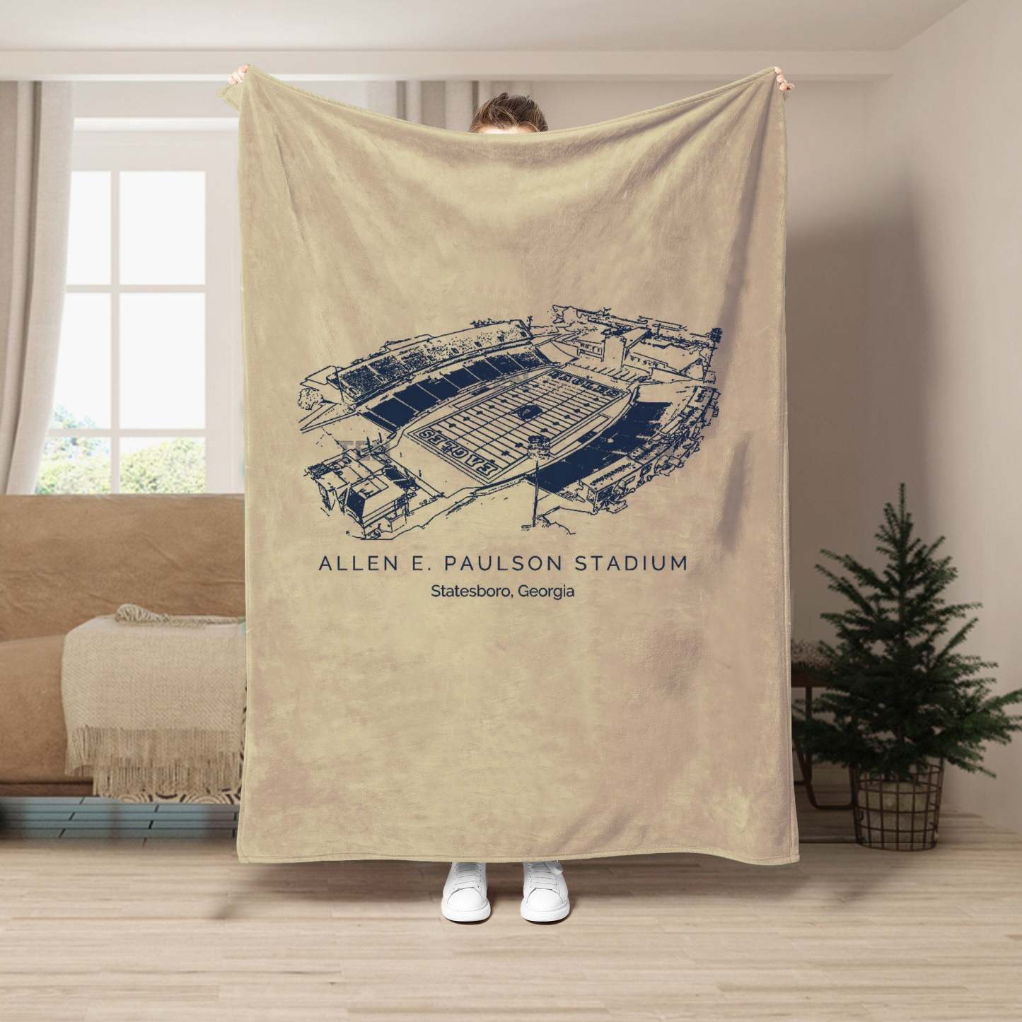 Allen E. Paulson Stadium - College Football Blanket