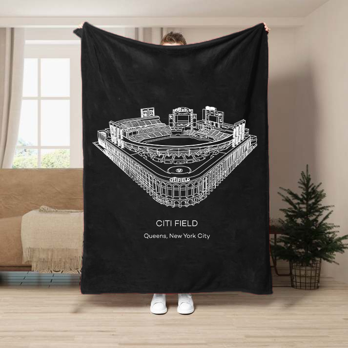 Citi Field-New York Mets Baseball Stadium Blanket
