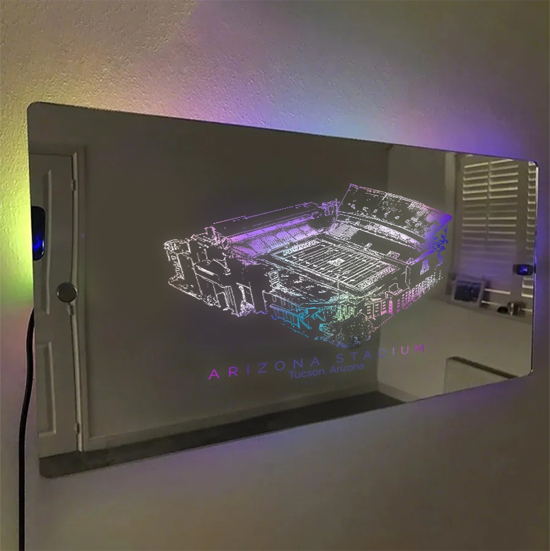 Arizona Stadium Mirror Light - Gifts for Sports Lovers