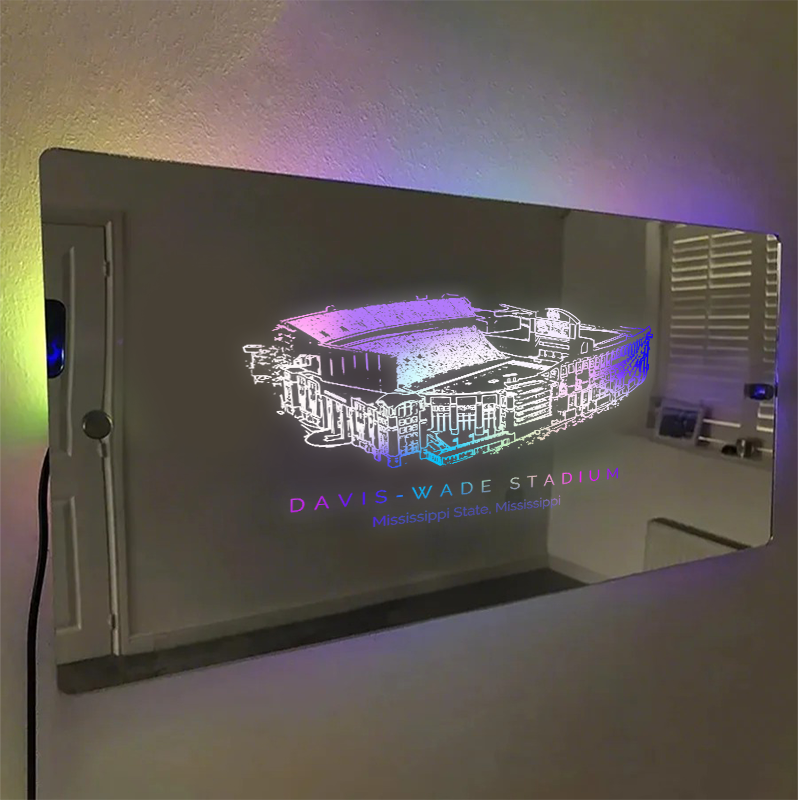 Davis Wade Stadium Mirror Light - Gifts for Sports Lovers