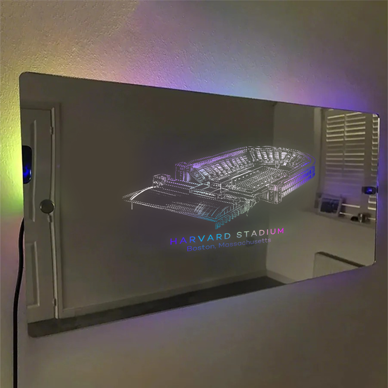 Harvard Stadium Mirror Light - Gifts for Sports Lovers