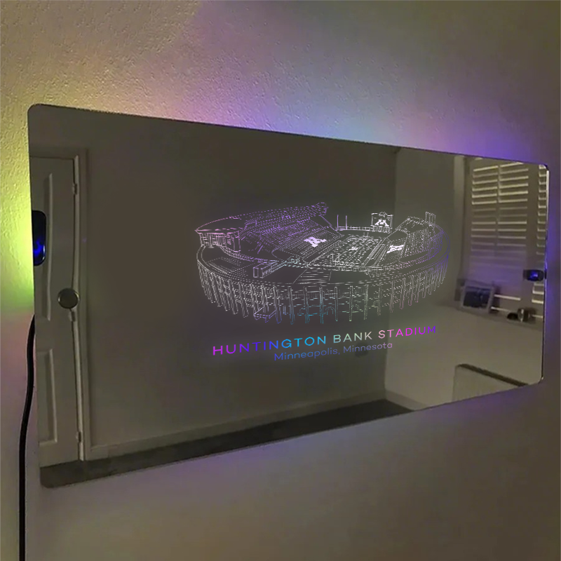 Huntington Bank Stadium Mirror Light - Gifts for Sports Lovers