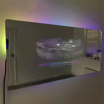 Huntington Bank Stadium Mirror Light - Gifts for Sports Lovers