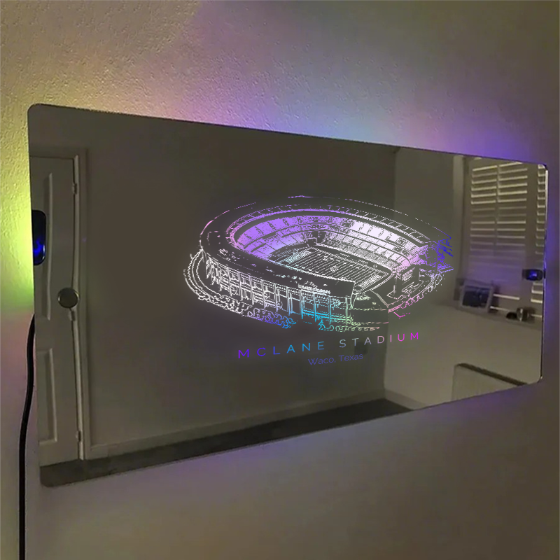 McLane Stadium Mirror Light - Gifts for Sports Lovers