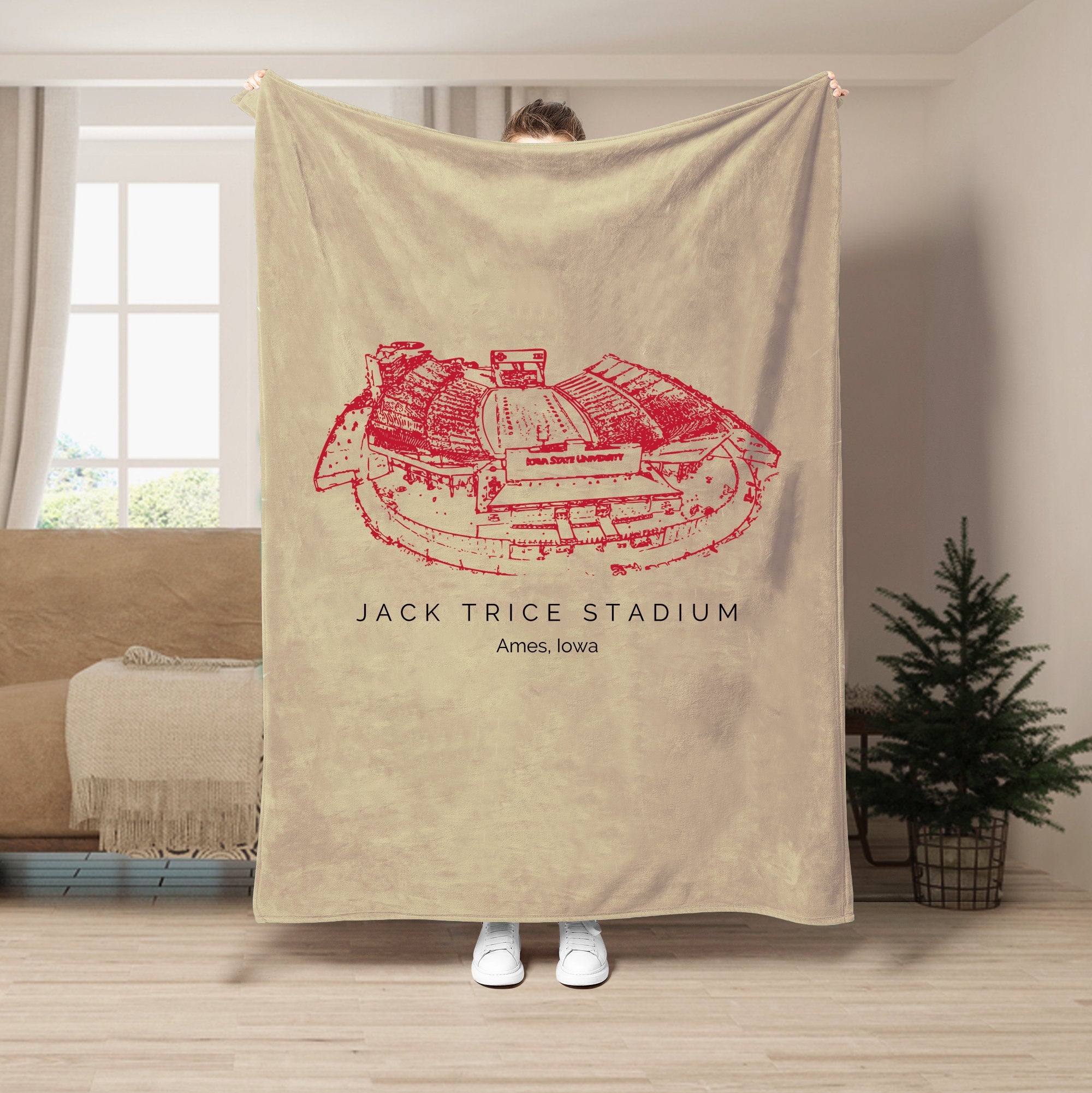 Jack Trice Stadium - College Football Blanket