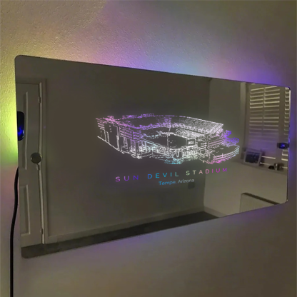 Sun Devil Stadium Mirror Light - Gifts for Sports Lovers