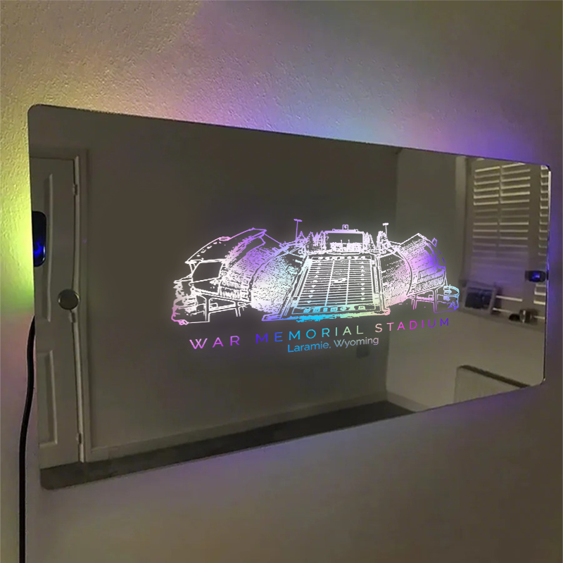 War Memorial Stadium Mirror Light - Gifts for Sports Lovers