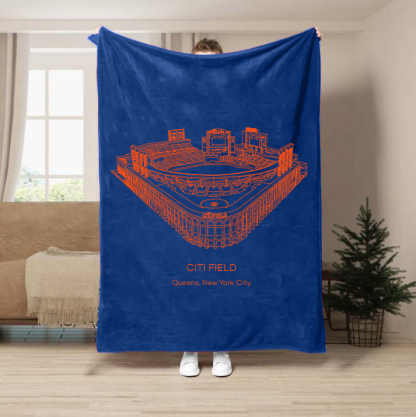 Citi Field-New York Mets Baseball Stadium Blanket