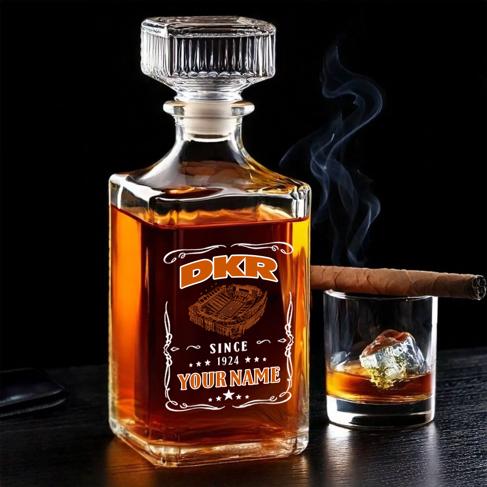 Darrell K Royal-Texas Memorial Stadium-Texas Longhorns Football Whiskey Bottle Decanter