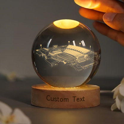 Milan Puskar Stadium 3D Spherical Crystal Lamp