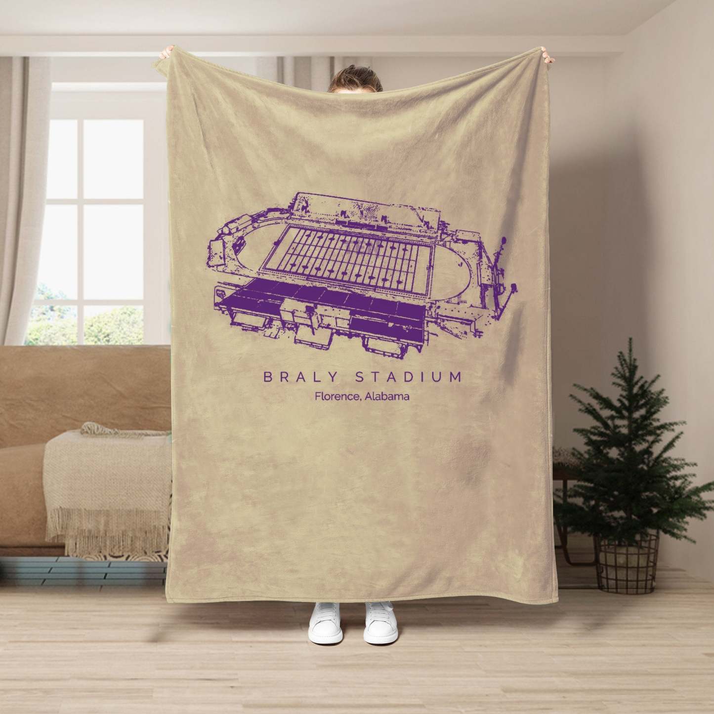 Braly Stadium - College Football Blanket