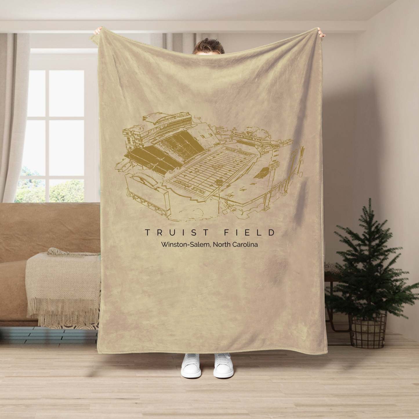 Truist Field Stadium - College Football Blanket