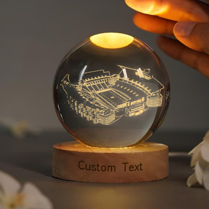 Williams-Brice Stadium 3D Spherical Crystal Lamp