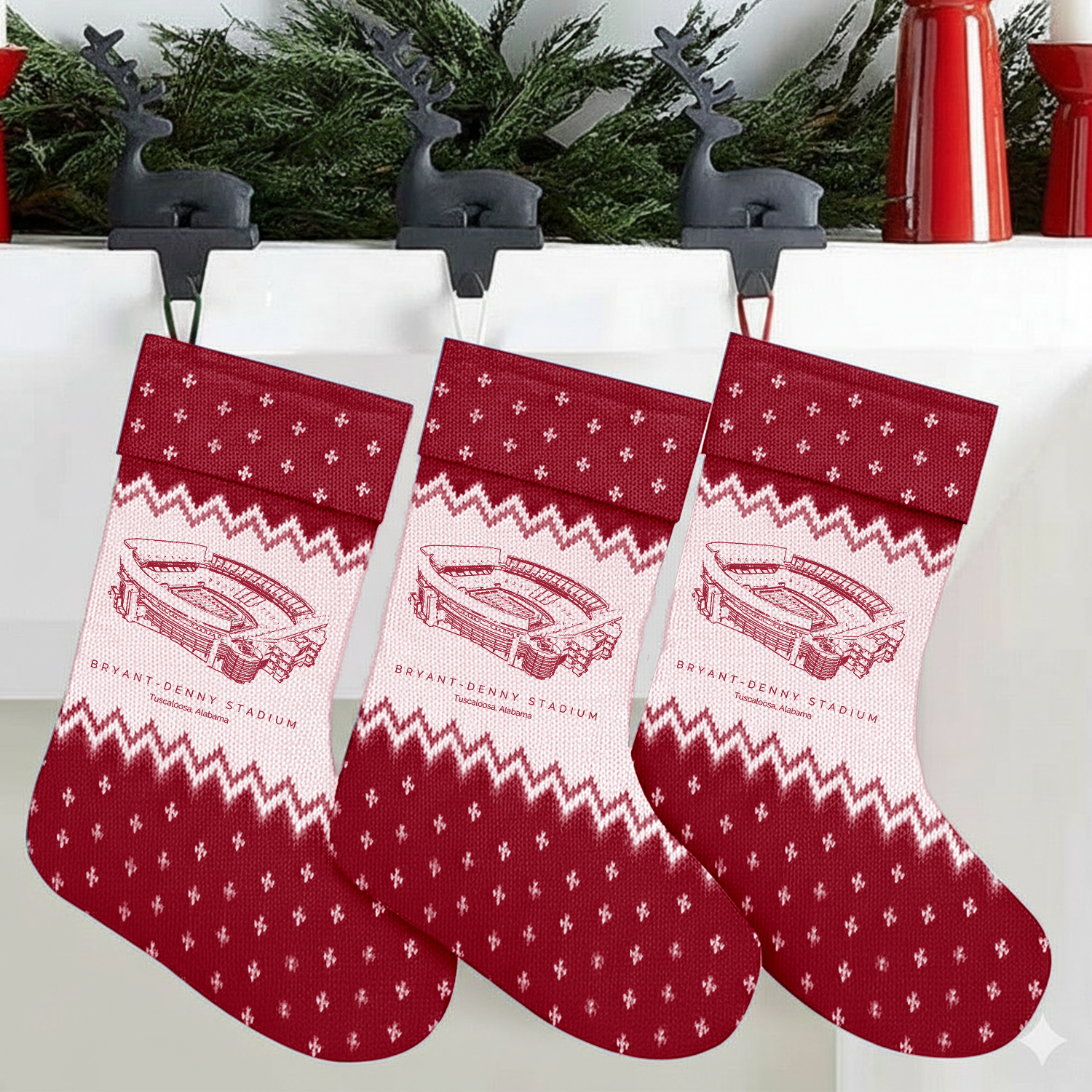 Customized Bryant-Denny Stadium Christmas Stocking Gift For Family Member - Limited Edition