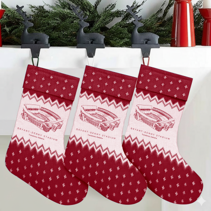 Customized Bryant-Denny Stadium Christmas Stocking Gift For Family Member - Limited Edition