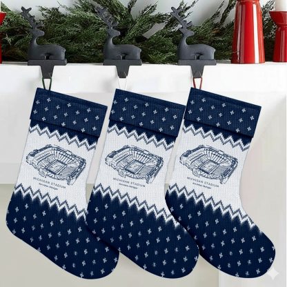 Customized Michigan Stadium Christmas Stocking Gift For Family Member - Limited Edition