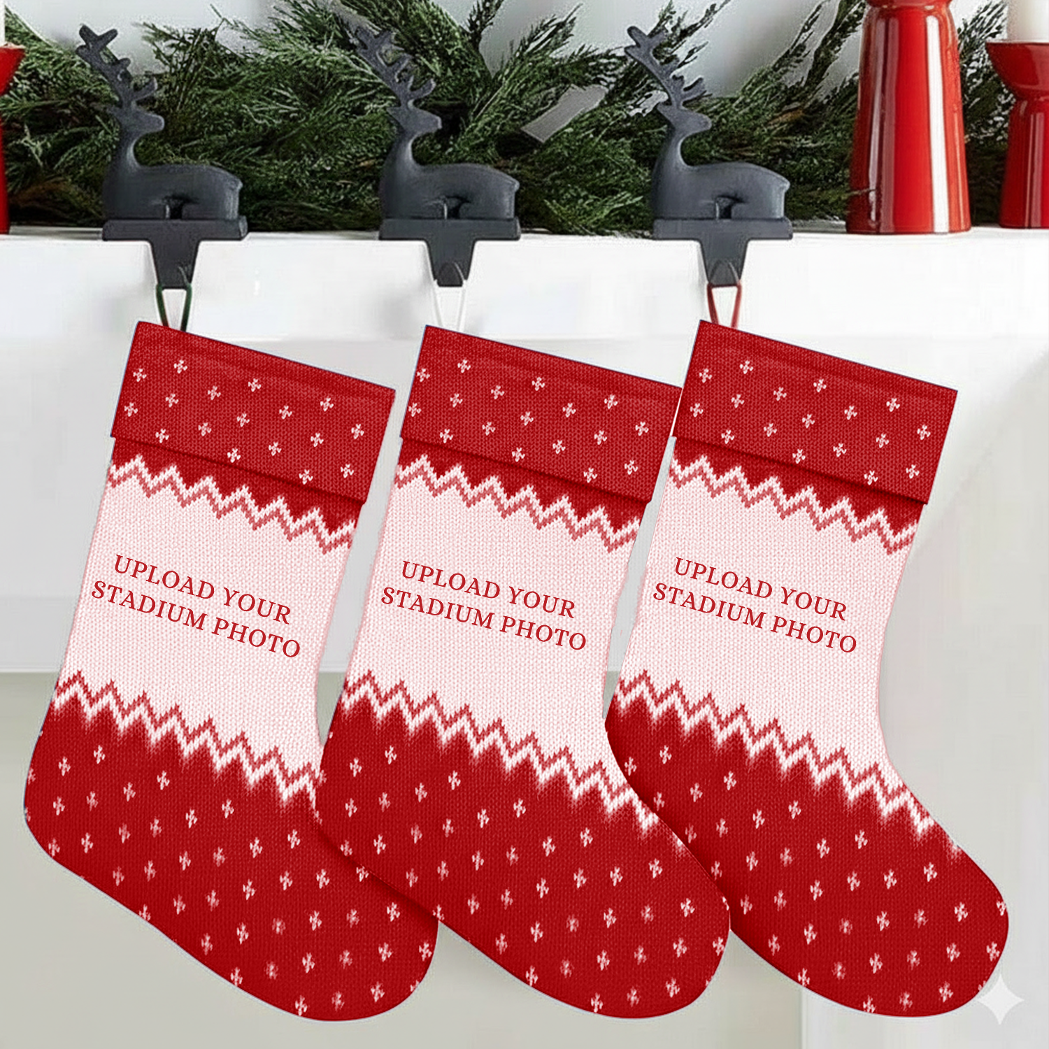 Customized Stadium Christmas Stocking Gift For Family Member - Limited Edition
