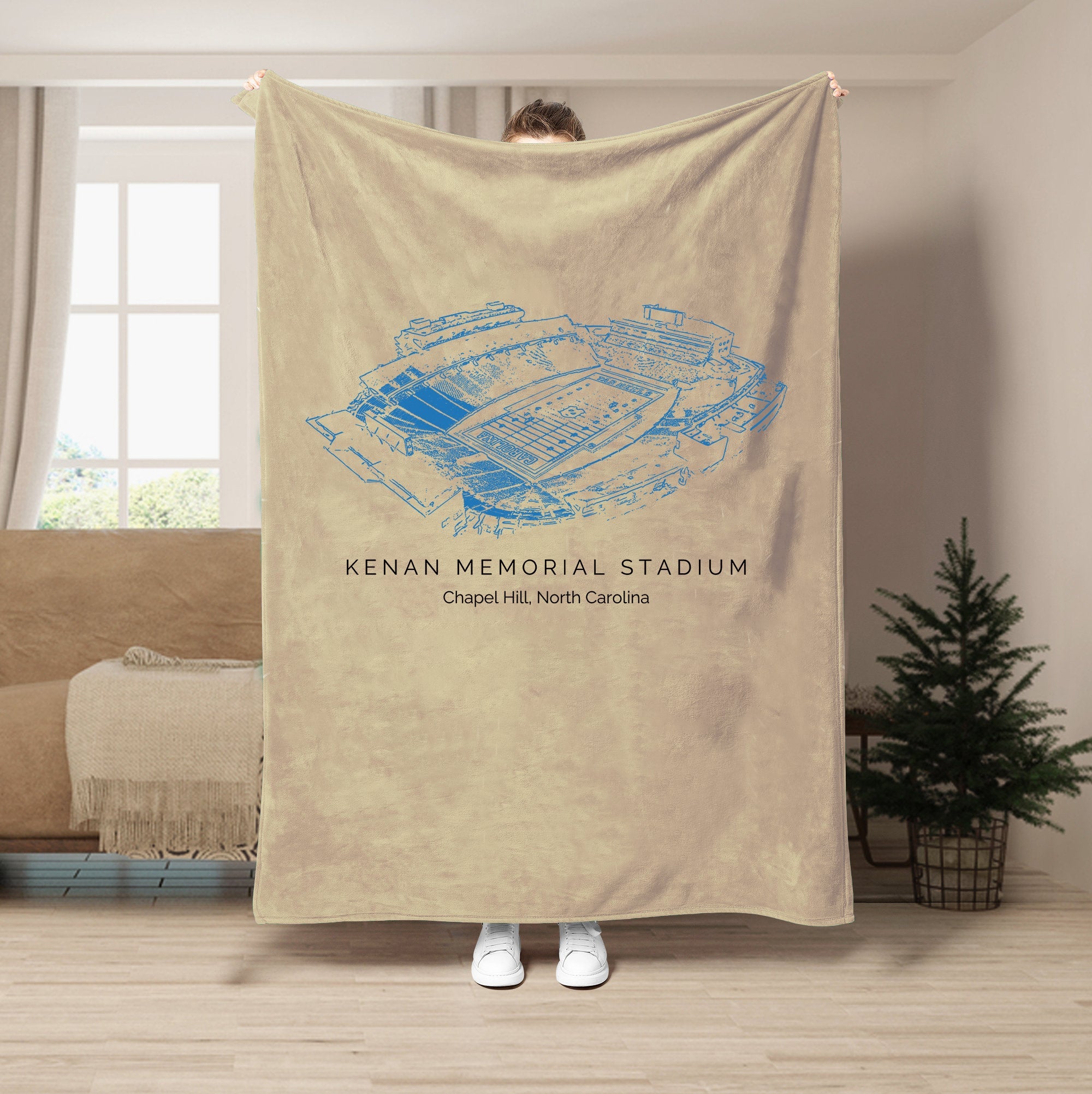 Kenan Memorial Stadium - College Football Blanket