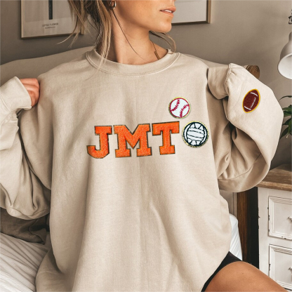 Custom Embroidered Applique Patch Sport Sweatshirt/Hoodie