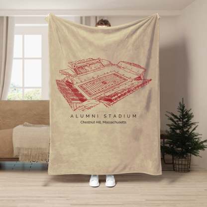 Alumni Stadium - College Football Blanket
