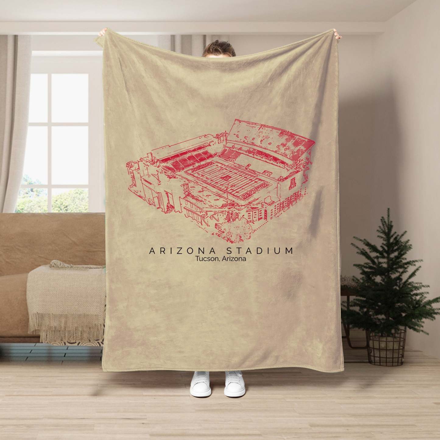 Arizona Stadium - College Football Blanket