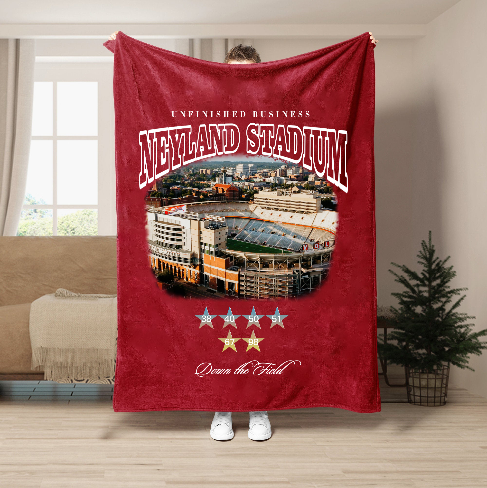 Unfinished Business Blanket-Neyland Stadium