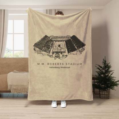 M. M. Roberts Stadium - College Football Blanket