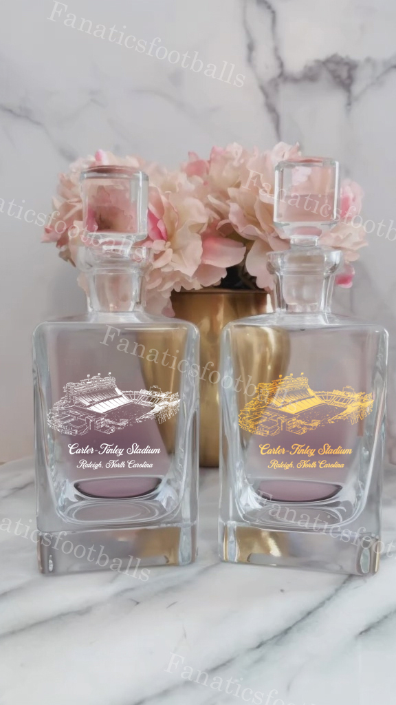 Carter–Finley Stadium Whiskey Bottles-Gifts For Sports Lovers