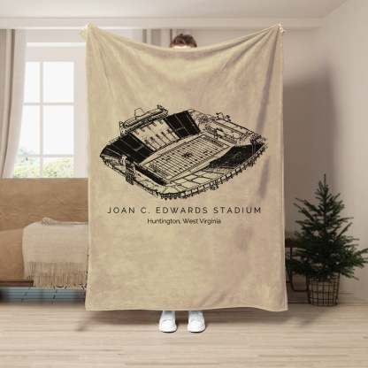 Joan C. Edwards Stadium - College Football Blanket