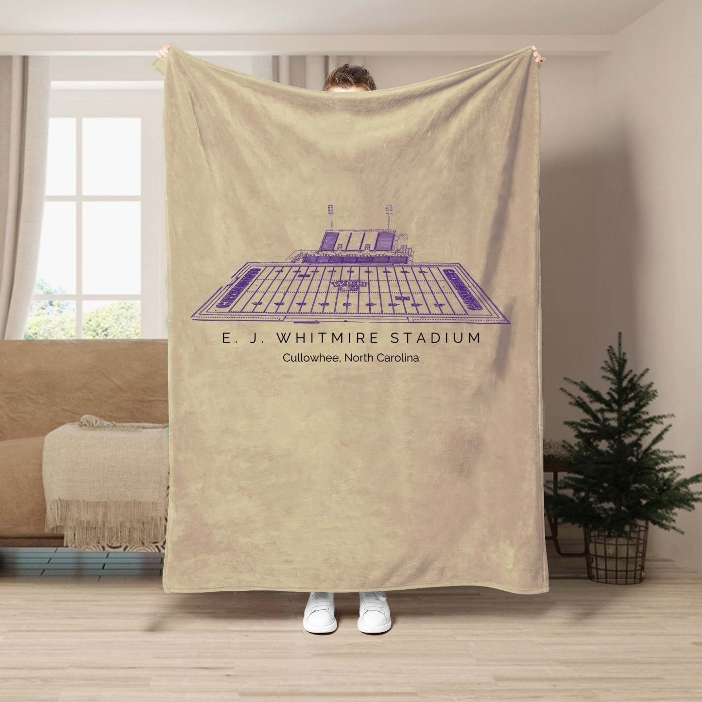 E. J. Whitmire Stadium - College Football Blanket