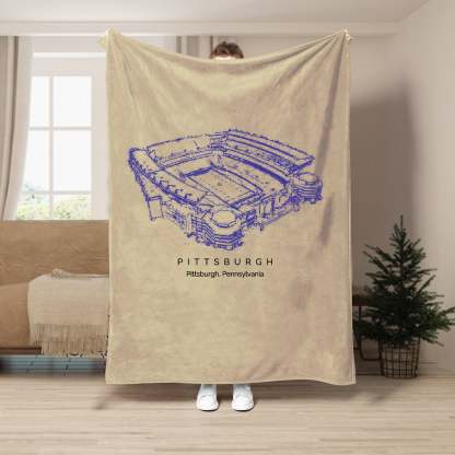Acrisure Stadium - College Football Blanket